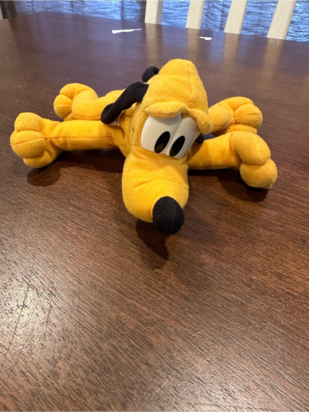 Mattel Yellow & Black Cartoon Dog Plush